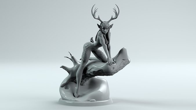 Bambi Girl 3D Print Model 3D print model