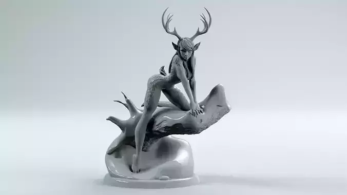 Bambi Girl 3D Print Model