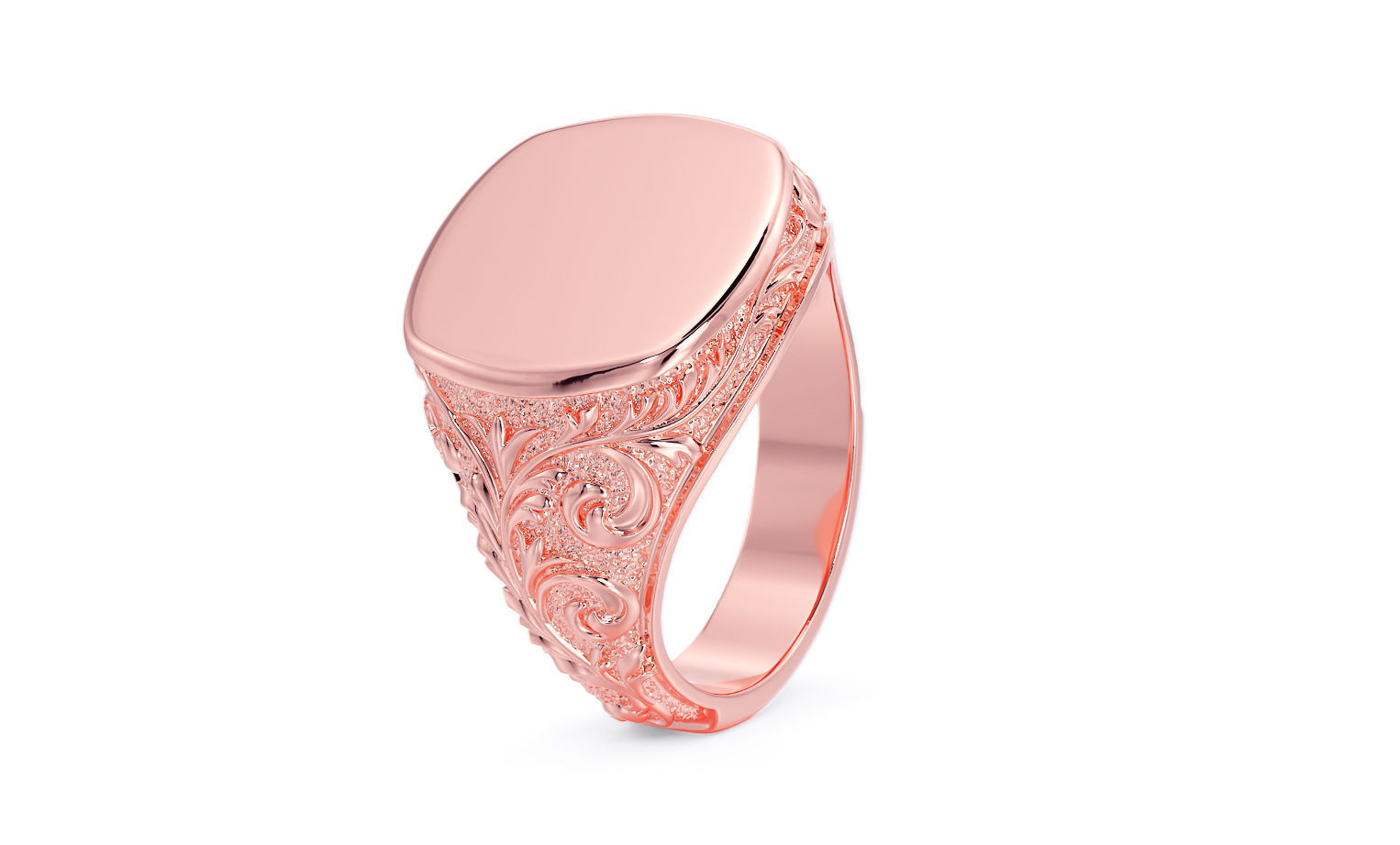 filigree signet ring 3D print model_15