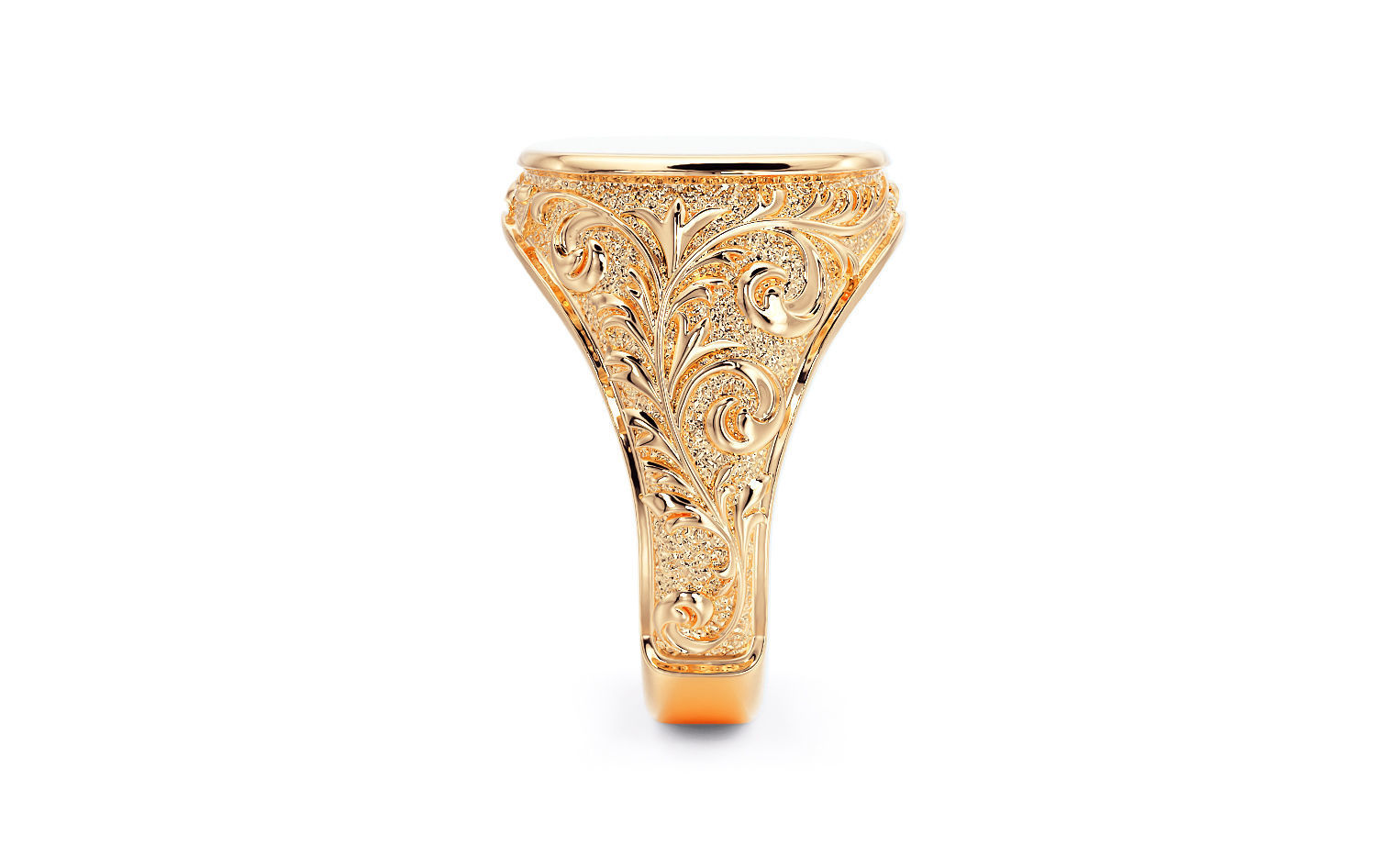 filigree signet ring 3D print model_10