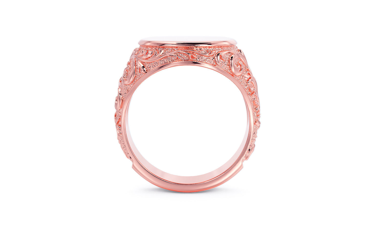 filigree signet ring 3D print model_13