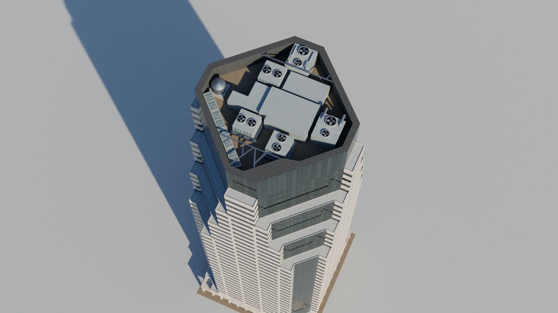NYC Tall Skyscrapers v2 Low-poly 3D model_13