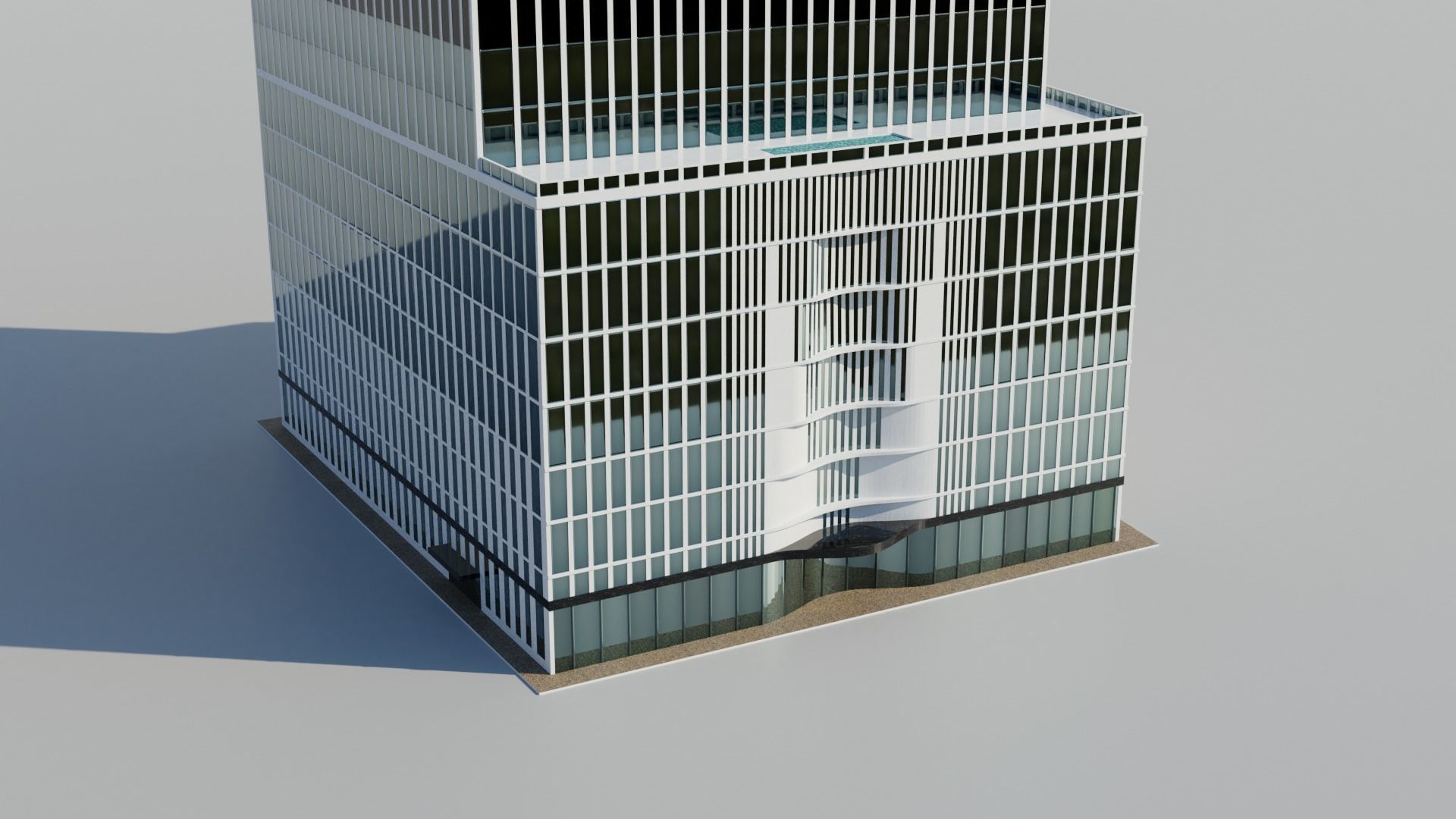 NYC Tall Skyscrapers v2 Low-poly 3D model_22