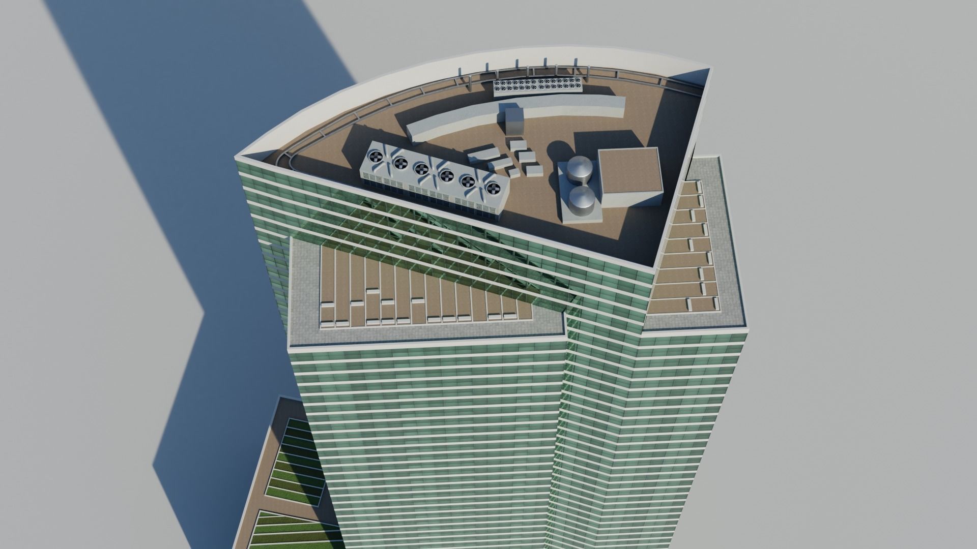 NYC Tall Skyscrapers v2 Low-poly 3D model_9