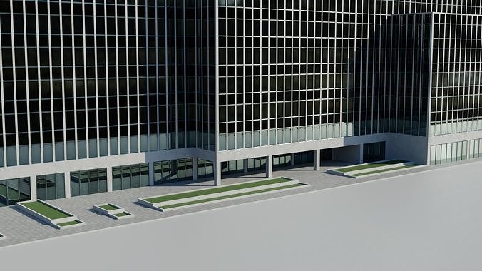 NYC Tall Skyscrapers v2 Low-poly 3D model 6