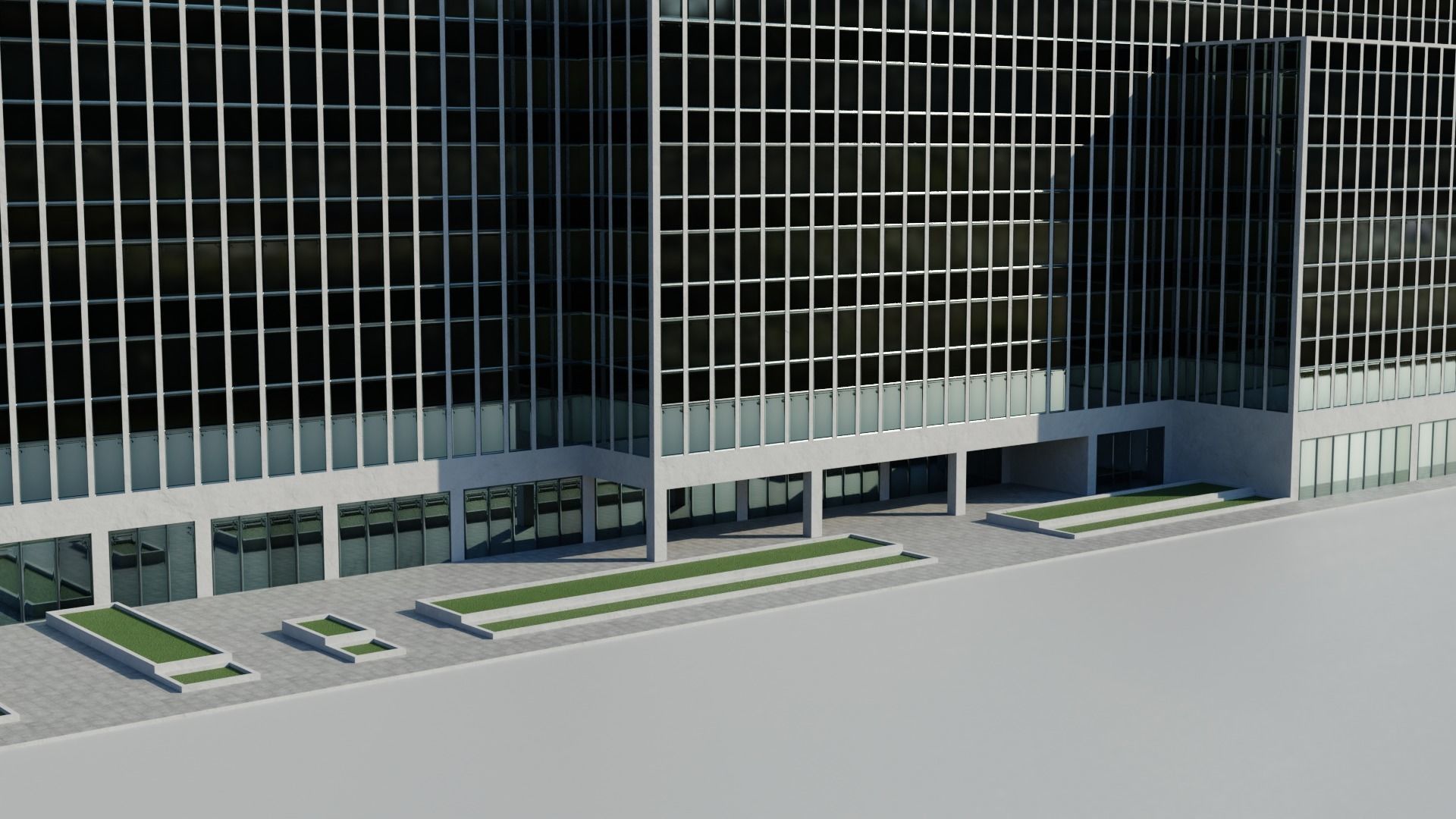 NYC Tall Skyscrapers v2 Low-poly 3D model_5