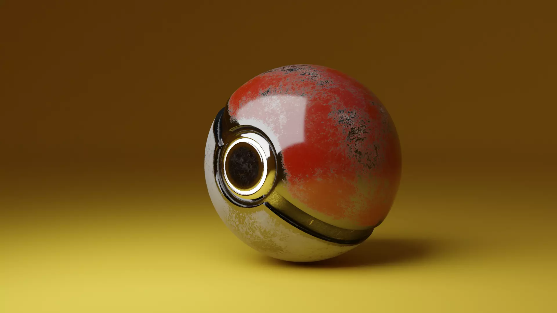 Pokeball 3D model_0