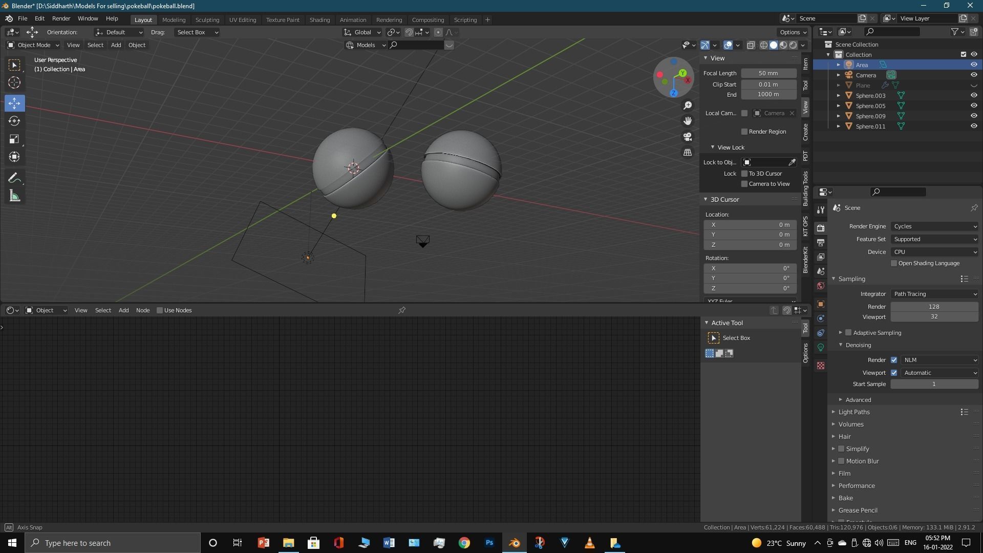 Pokeball 3D model_22