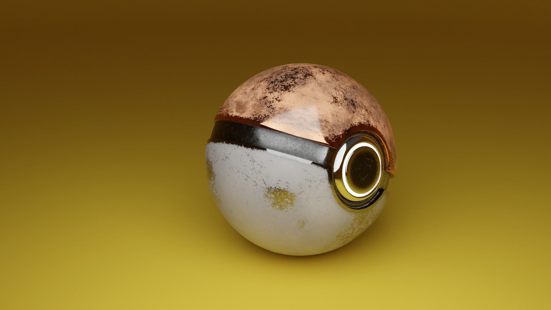 Pokeball 3D model_4