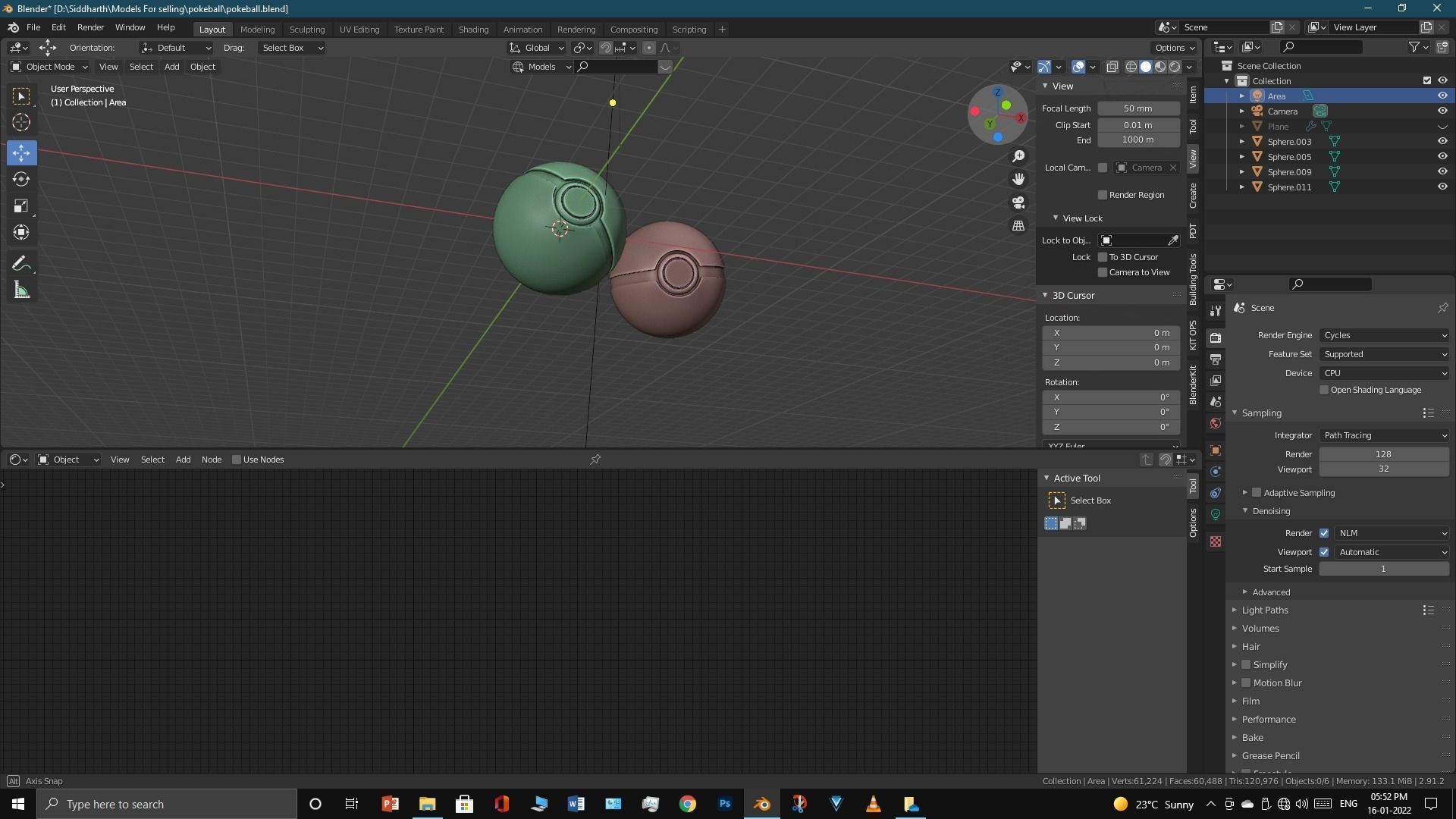Pokeball 3D model_41