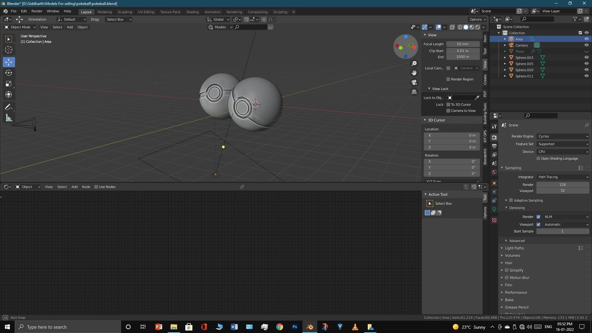 Pokeball 3D model_25