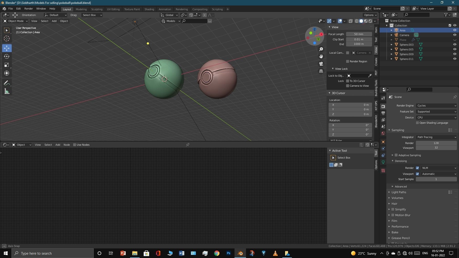 Pokeball 3D model_43