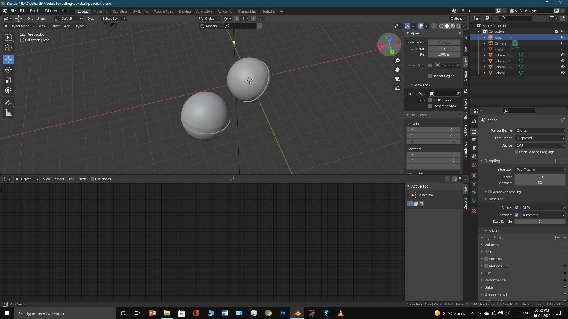 Pokeball 3D model_14