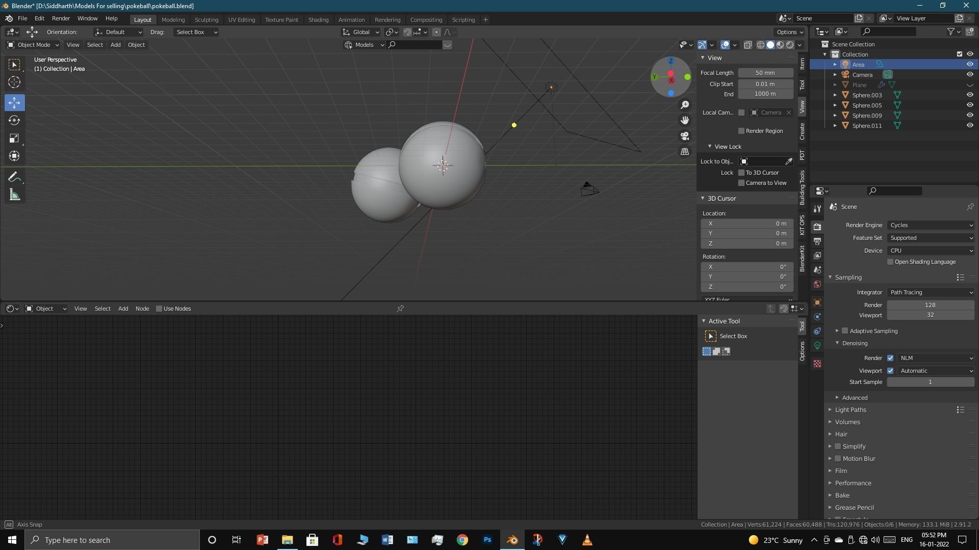 Pokeball 3D model_37