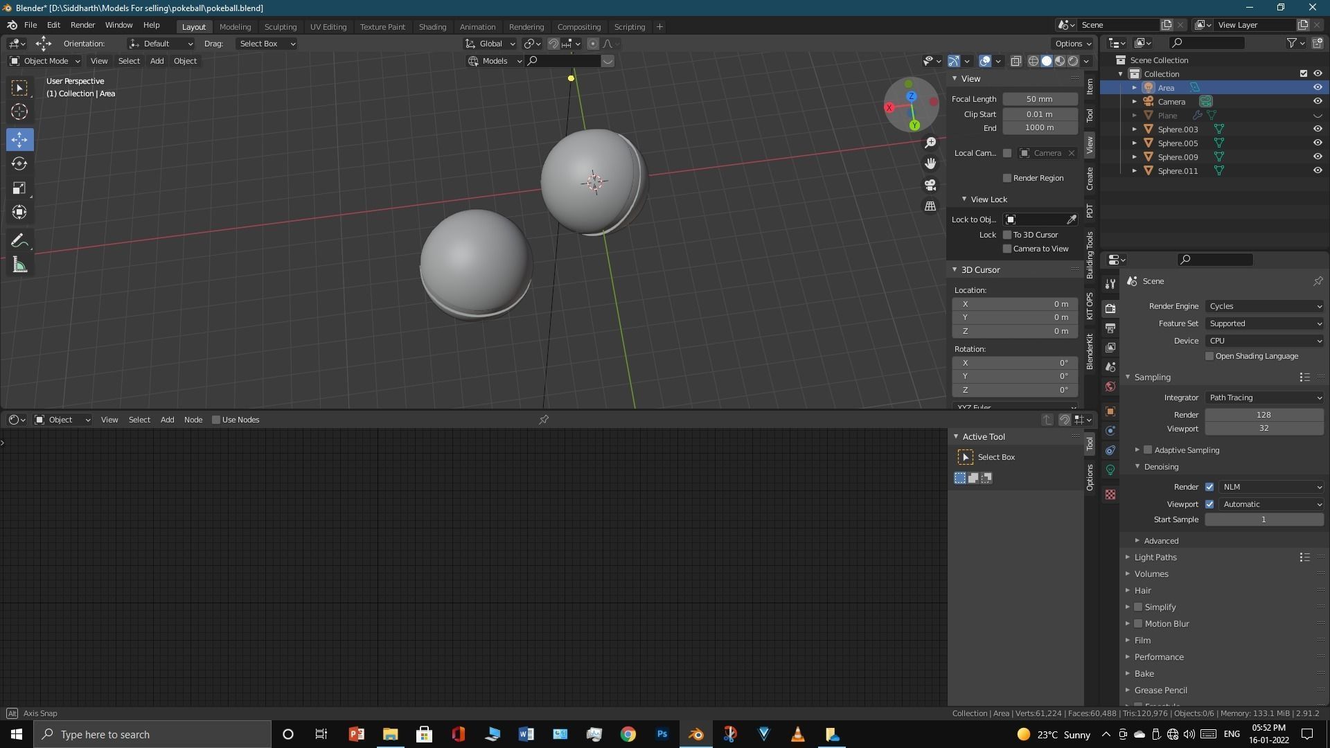 Pokeball 3D model_33