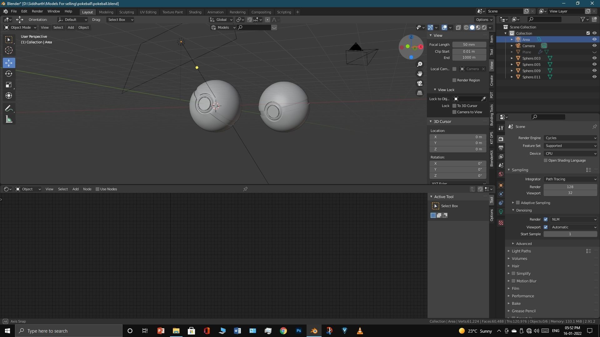 Pokeball 3D model_17