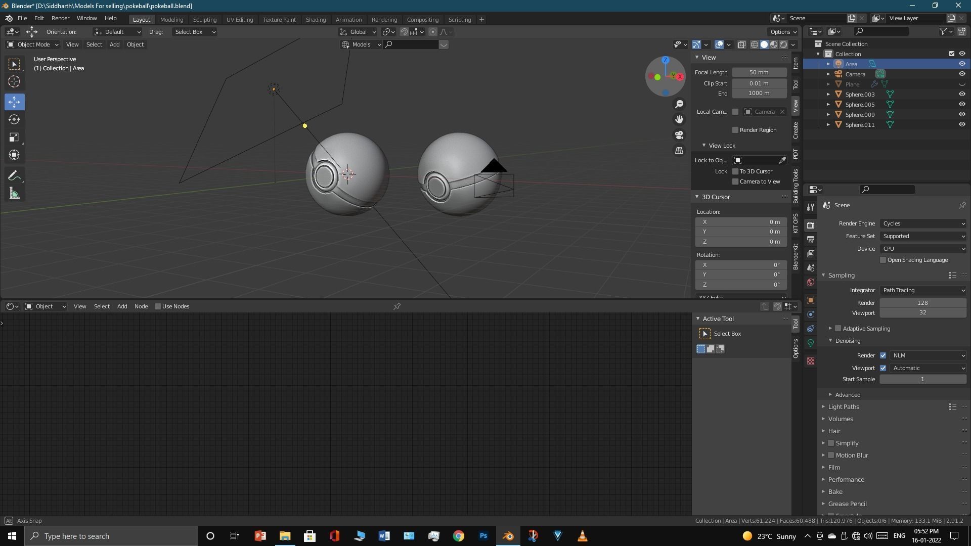 Pokeball 3D model_38