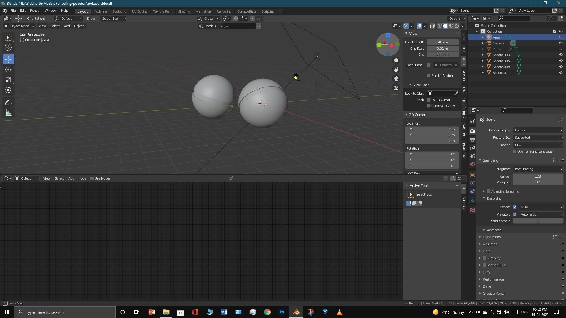 Pokeball 3D model_11