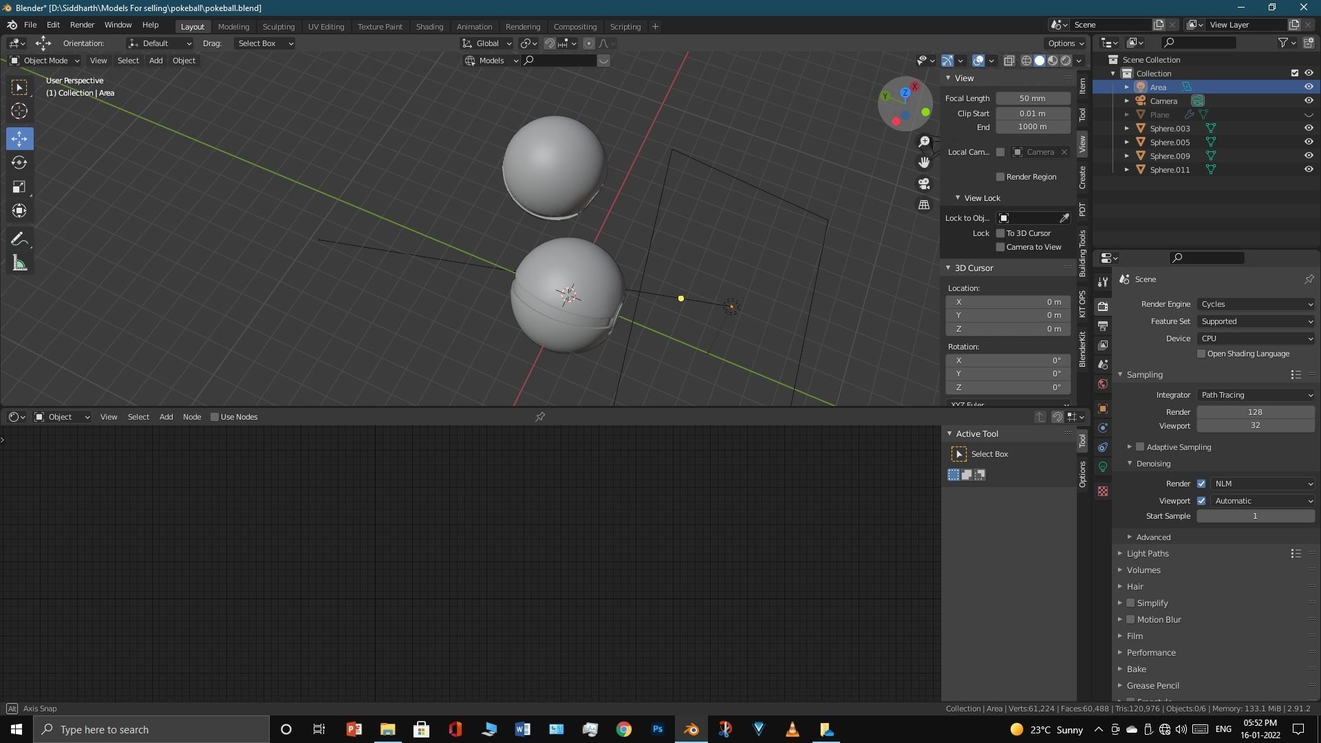 Pokeball 3D model_35