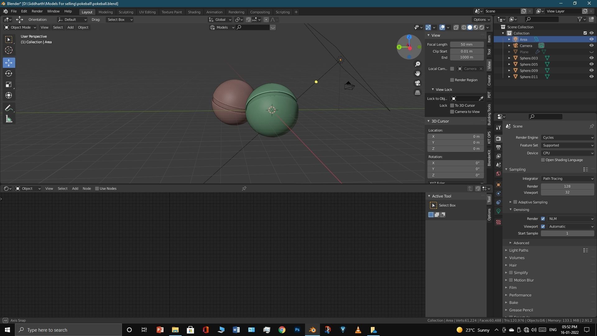 Pokeball 3D model_34