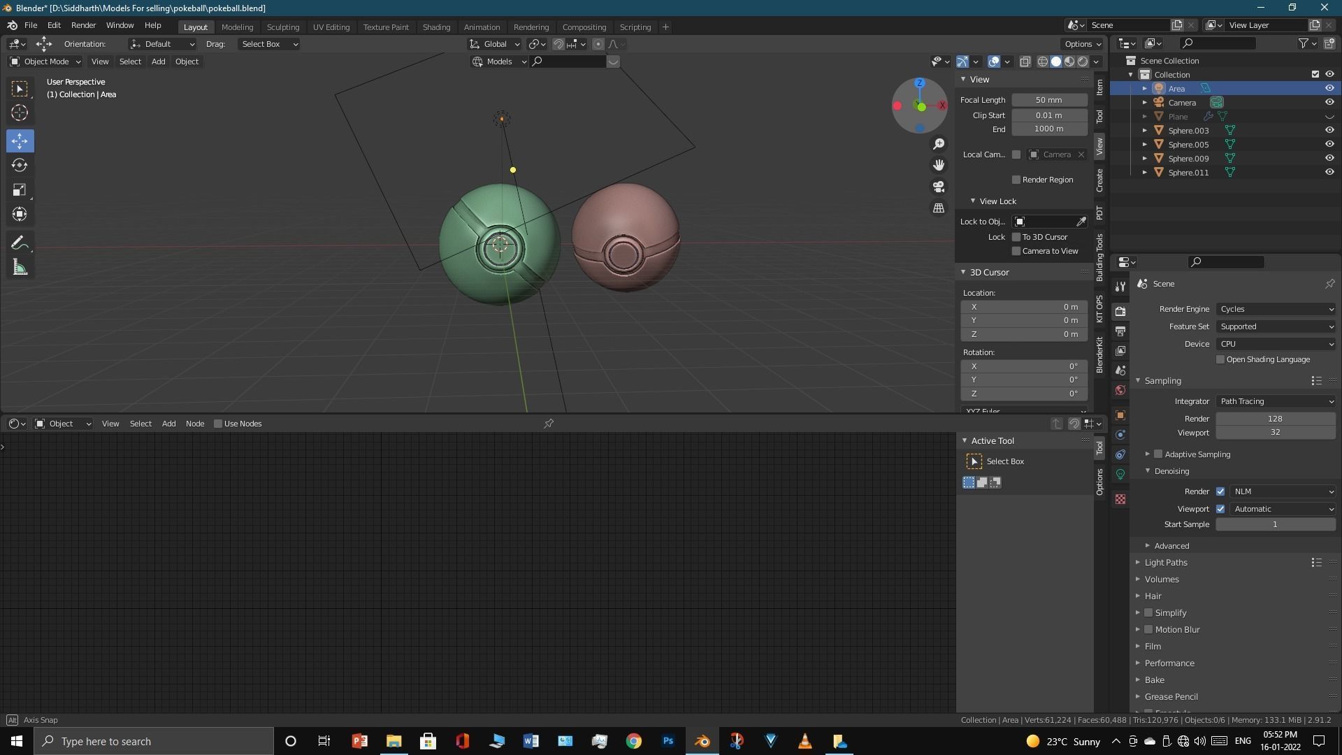 Pokeball 3D model_39