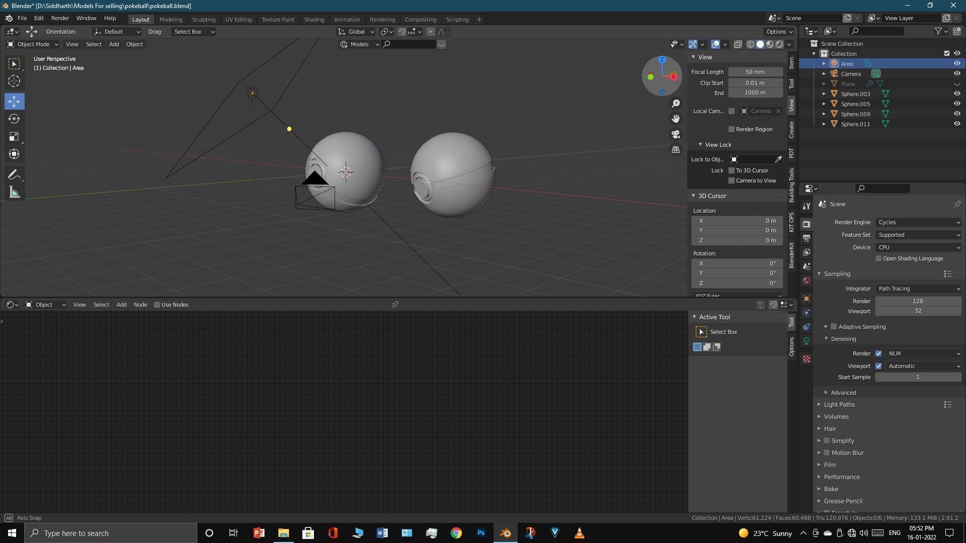 Pokeball 3D model_13