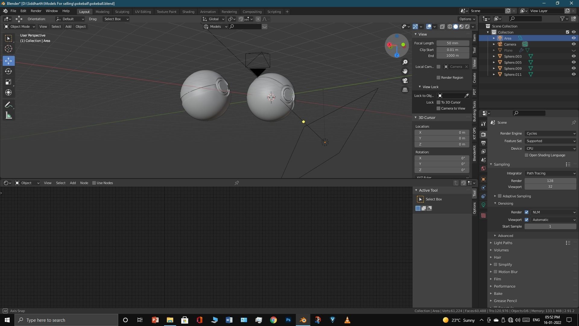 Pokeball 3D model_12