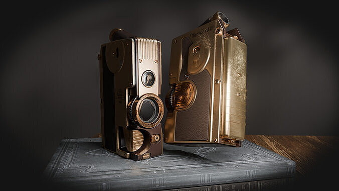 photo Camera Minicord 3 3D model