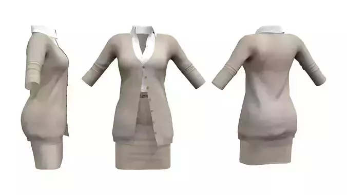 Womens Business Cardigan Outfit