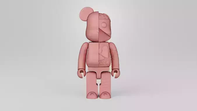 Bearbrick Open Edition 280mm 3D print model