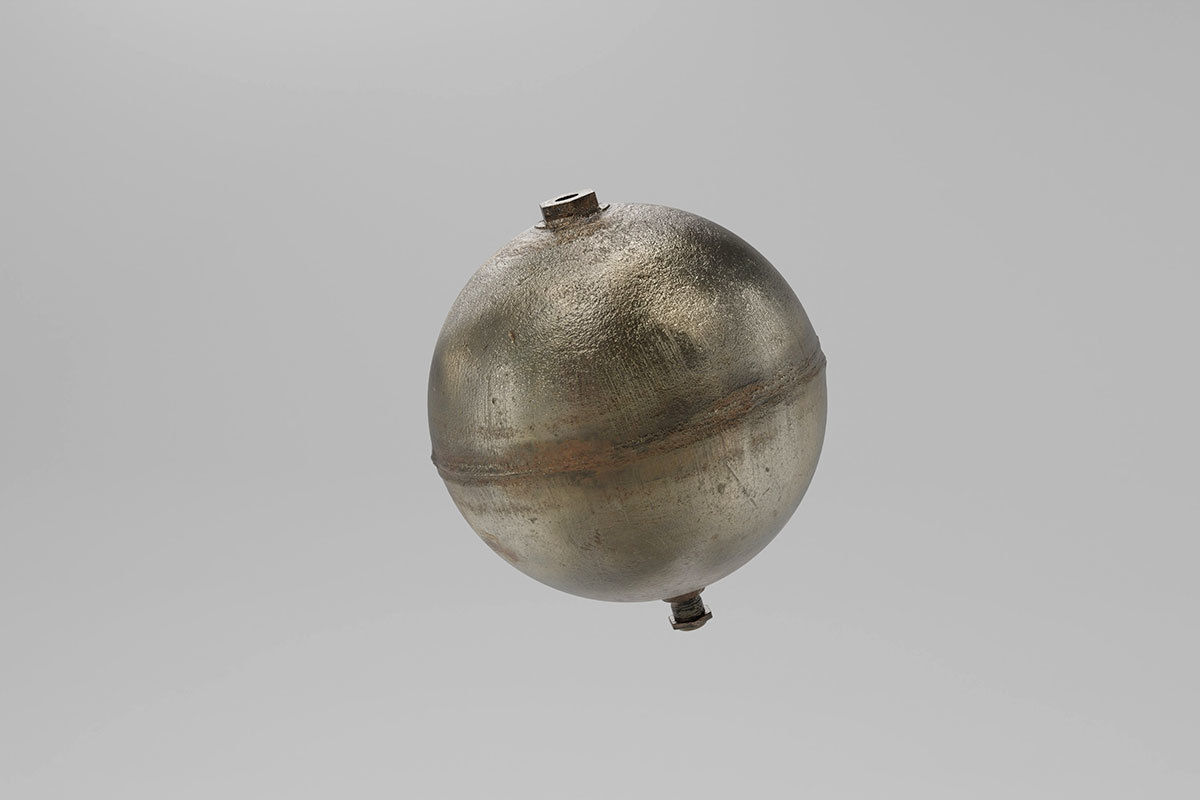 Metallic Ball Float air sphere compressor model 3D model_6