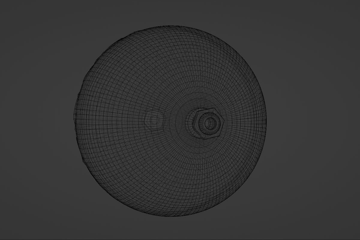 Metallic Ball Float air sphere compressor model 3D model_24