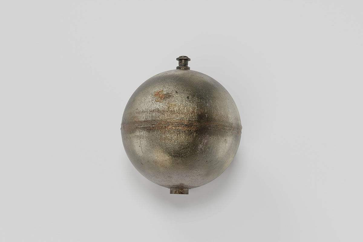 Metallic Ball Float air sphere compressor model 3D model_2