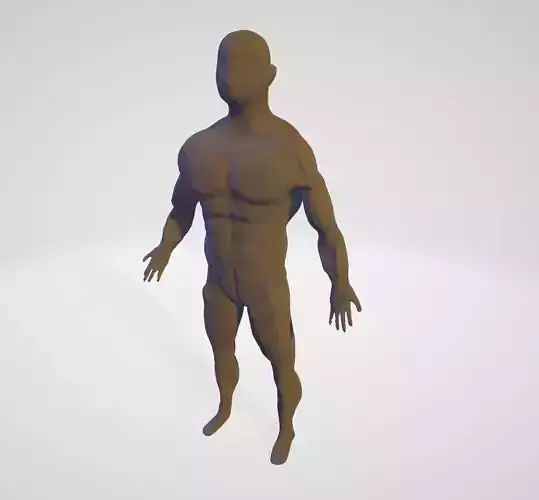 Human Body with face