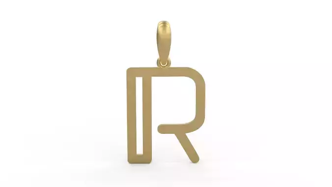 Initial Letters Pendant tuman holiday R