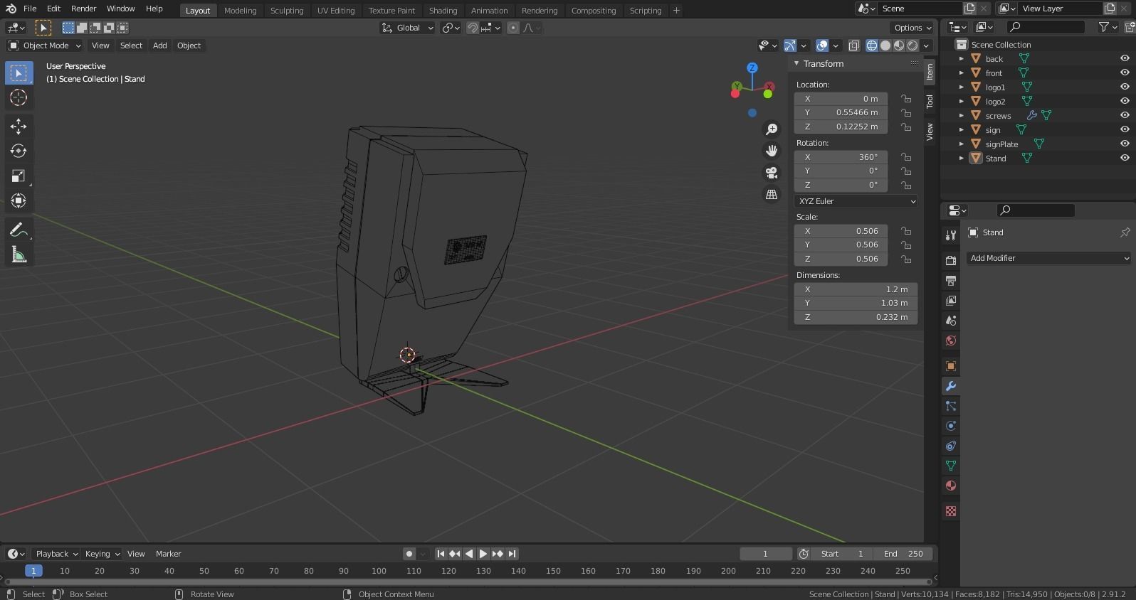 vintage tape recorder microphone from GDR Low-poly 3D model_13