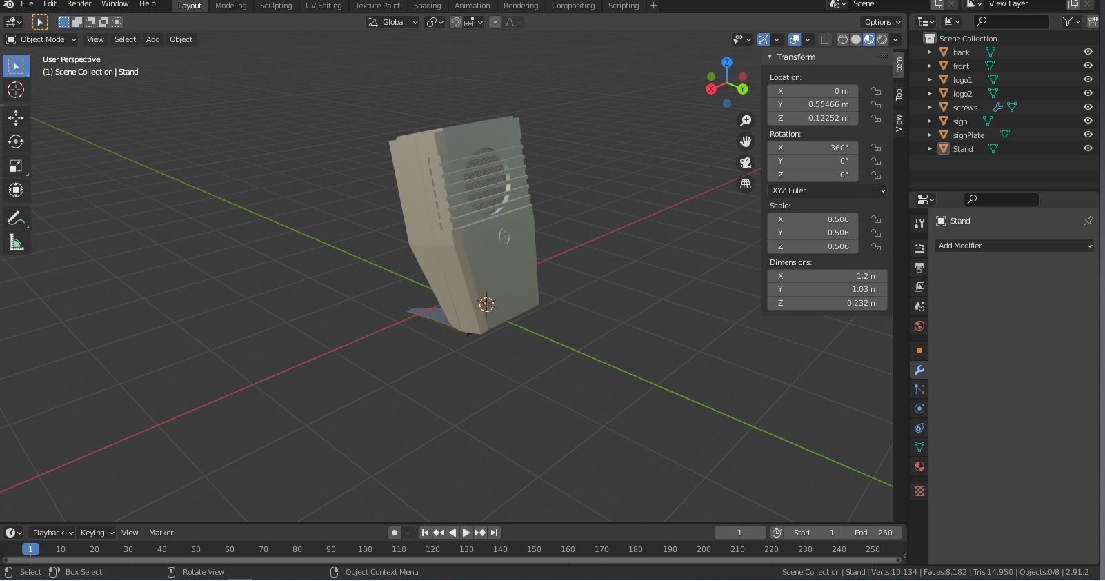 vintage tape recorder microphone from GDR Low-poly 3D model_11