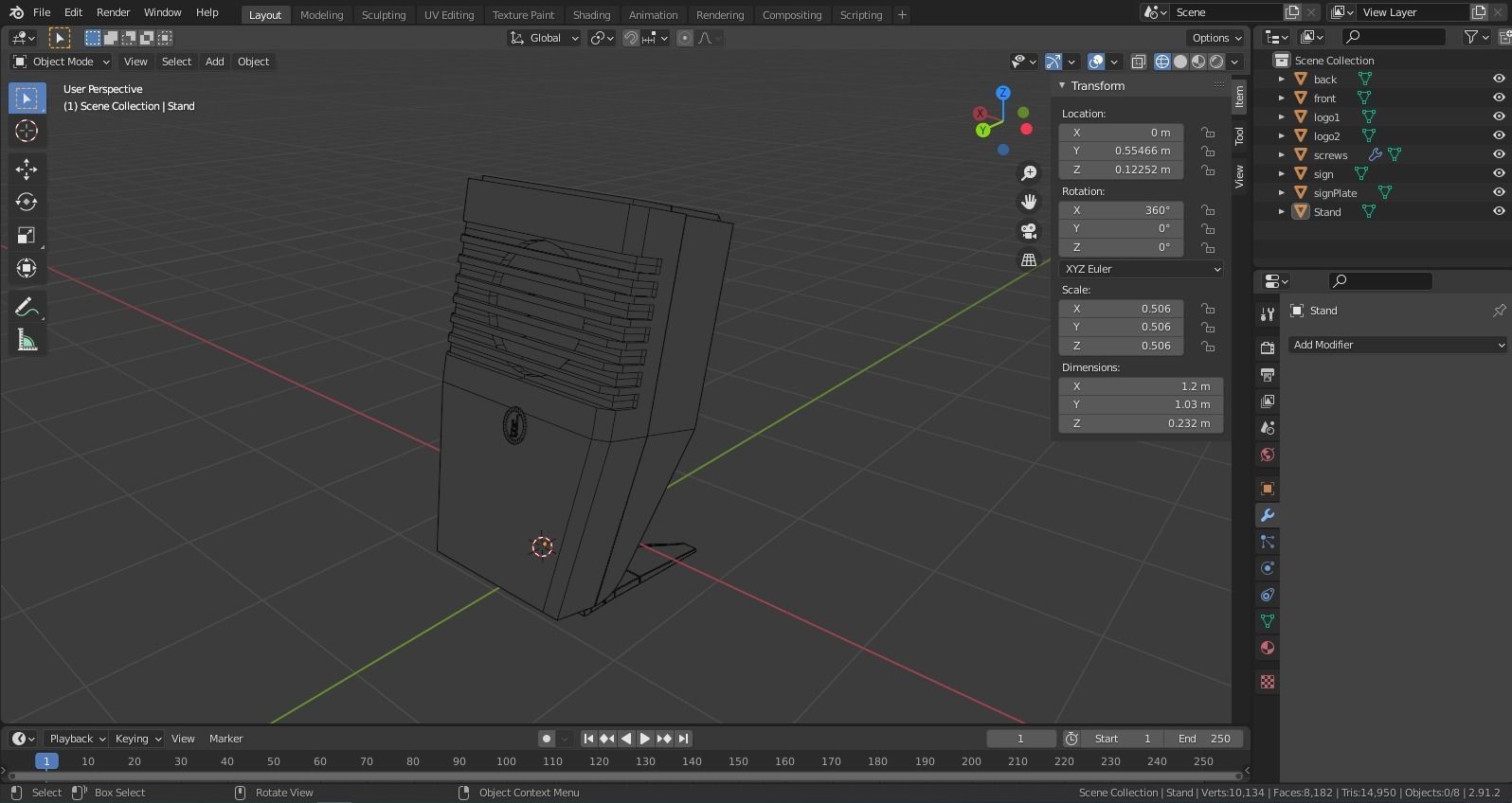 vintage tape recorder microphone from GDR Low-poly 3D model_12