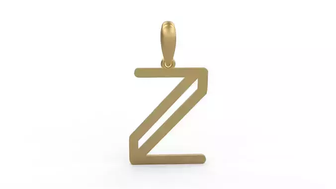 Initial Letters Pendant tuman holiday Z