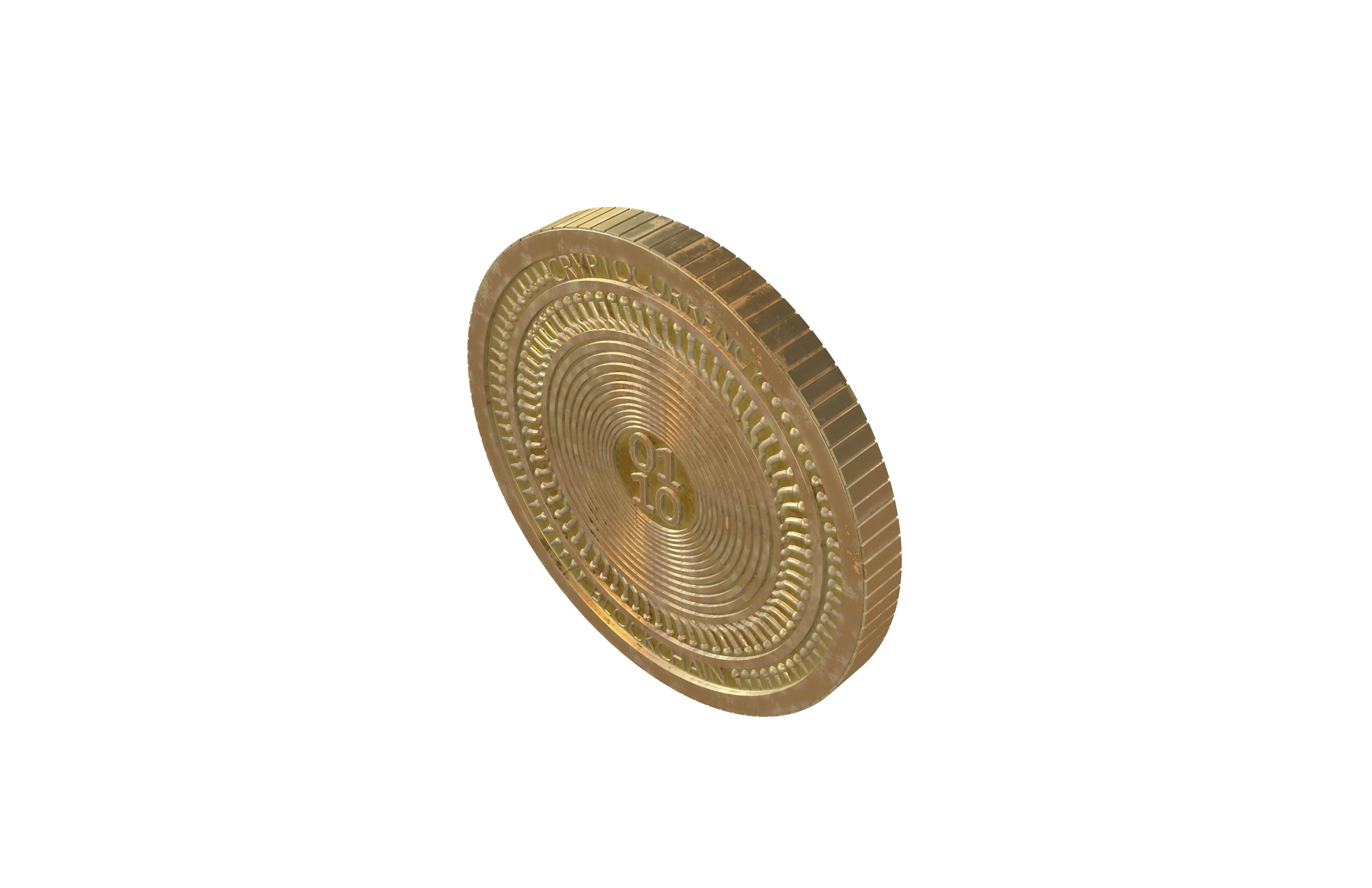 Ekta Coin v5 002 3D model_7