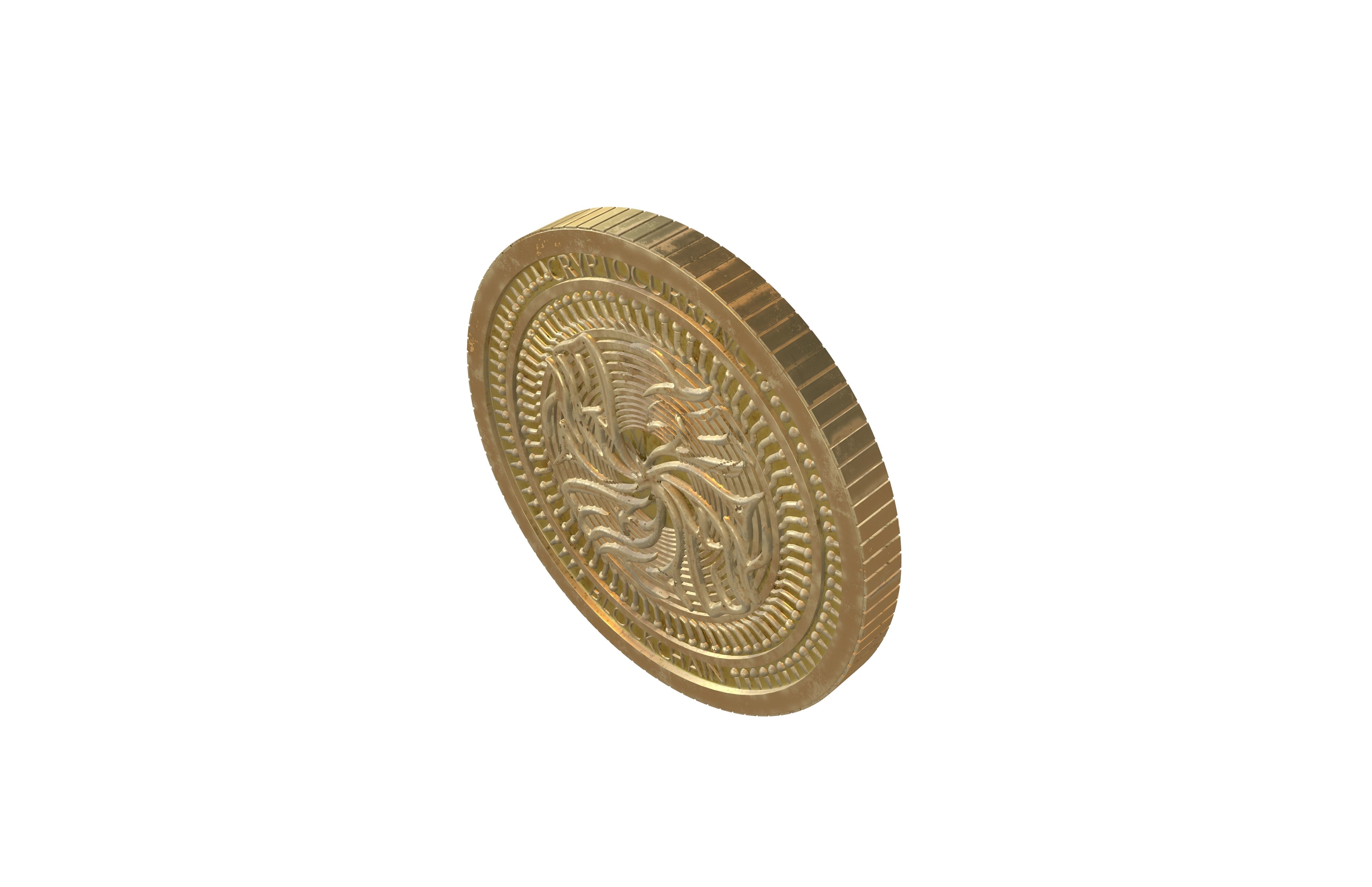 Ekta Coin v5 002 3D model_1