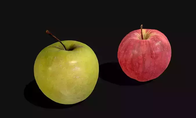 Apples - 2 Photoscaned models