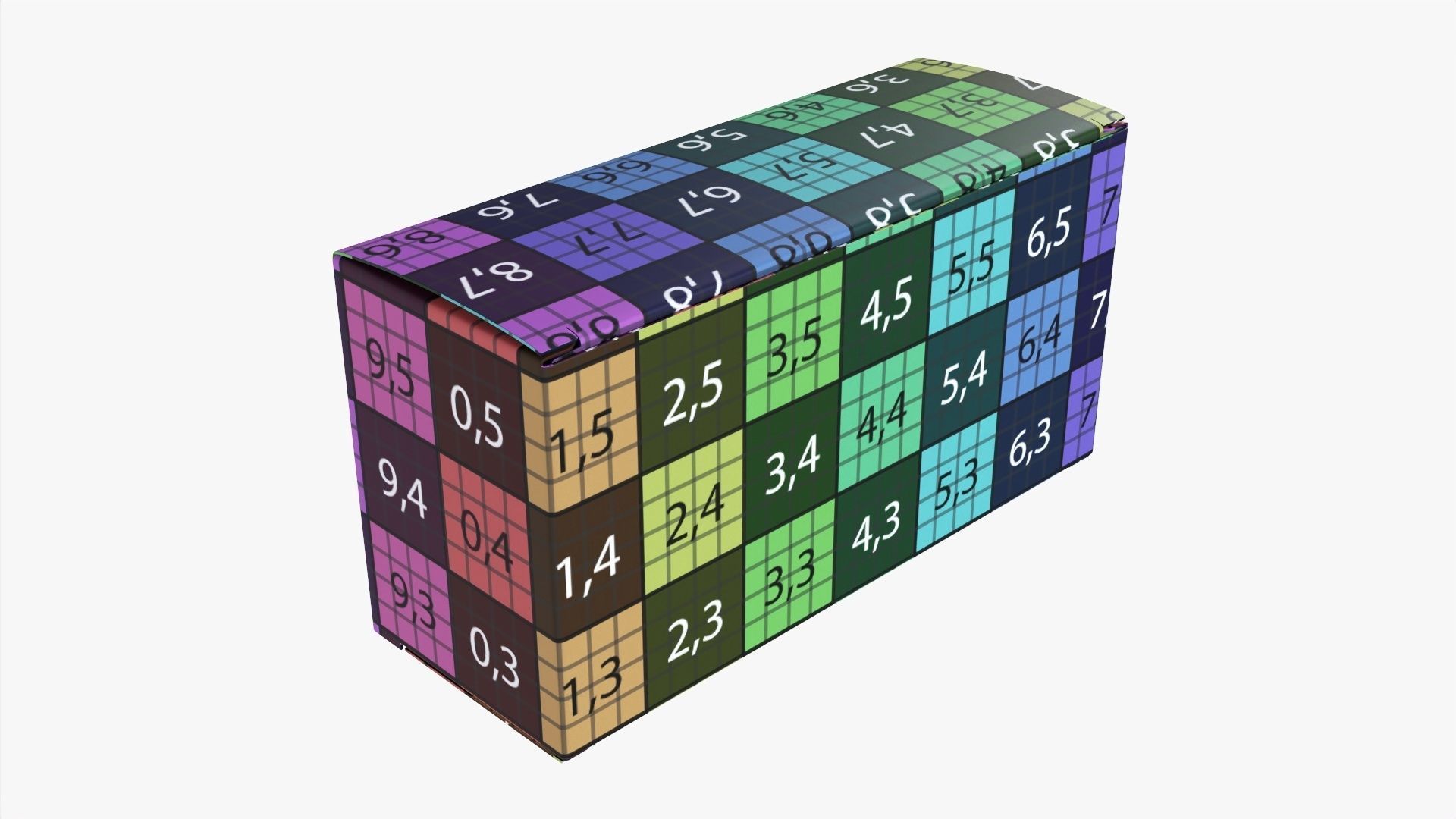 Paper box mockup 06 3D model_8