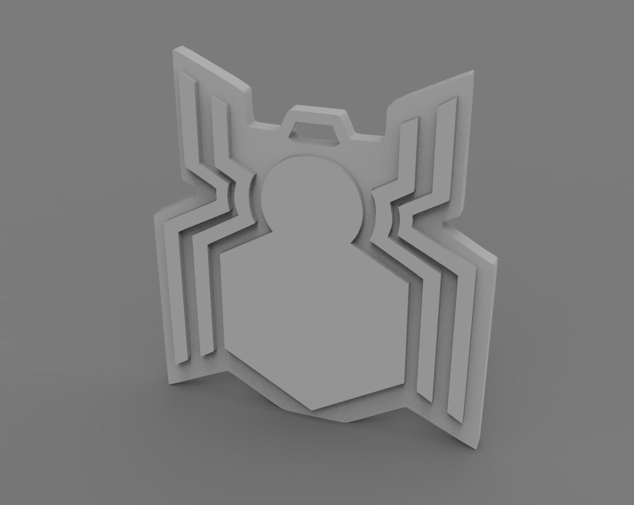 Spiderman  Homecoming Symbol 3D Printable Keychain 3D print model_1