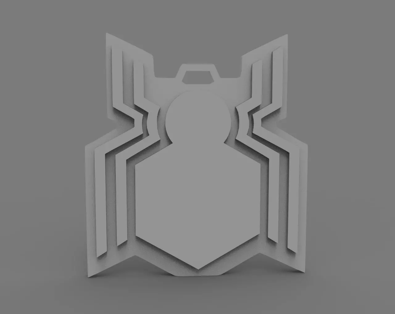 Spiderman  Homecoming Symbol 3D Printable Keychain 3D print model_0