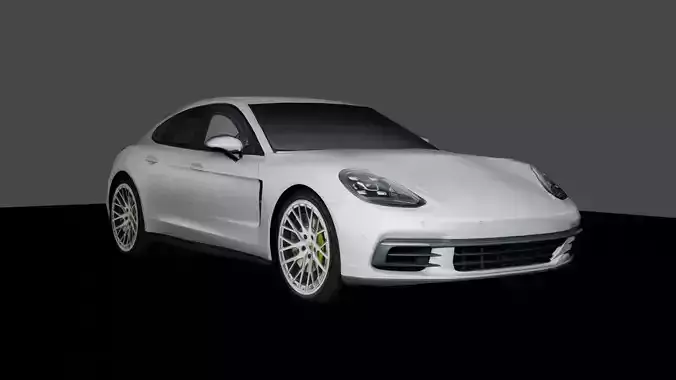 Low-Poly Porsche Panamera