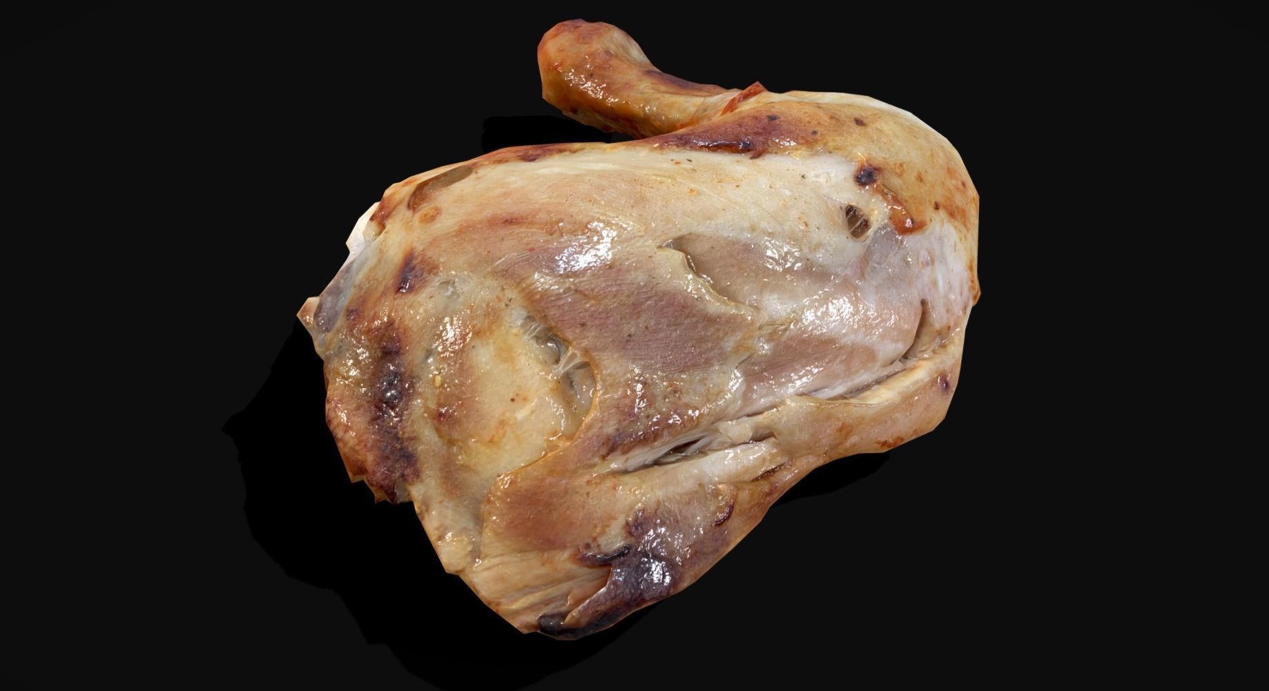 Chicken Leg - Photoscaned model Low-poly 3D model_7