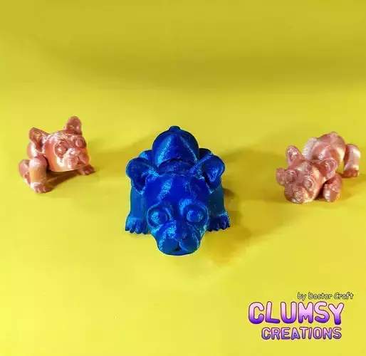Clumsy French Bulldog 3D print model