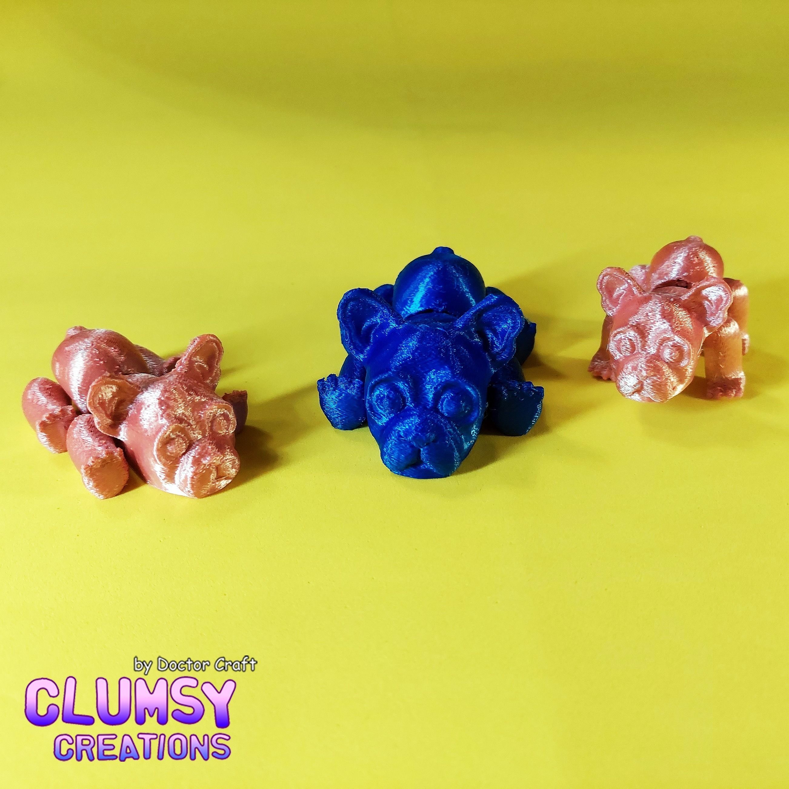 Clumsy French Bulldog 3D print model_2
