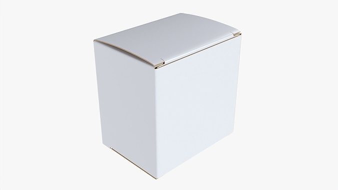 Paper box mockup 08 3D model